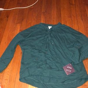 Green sweater from target